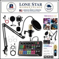 Podcasting Kit: Mic, Sound Card