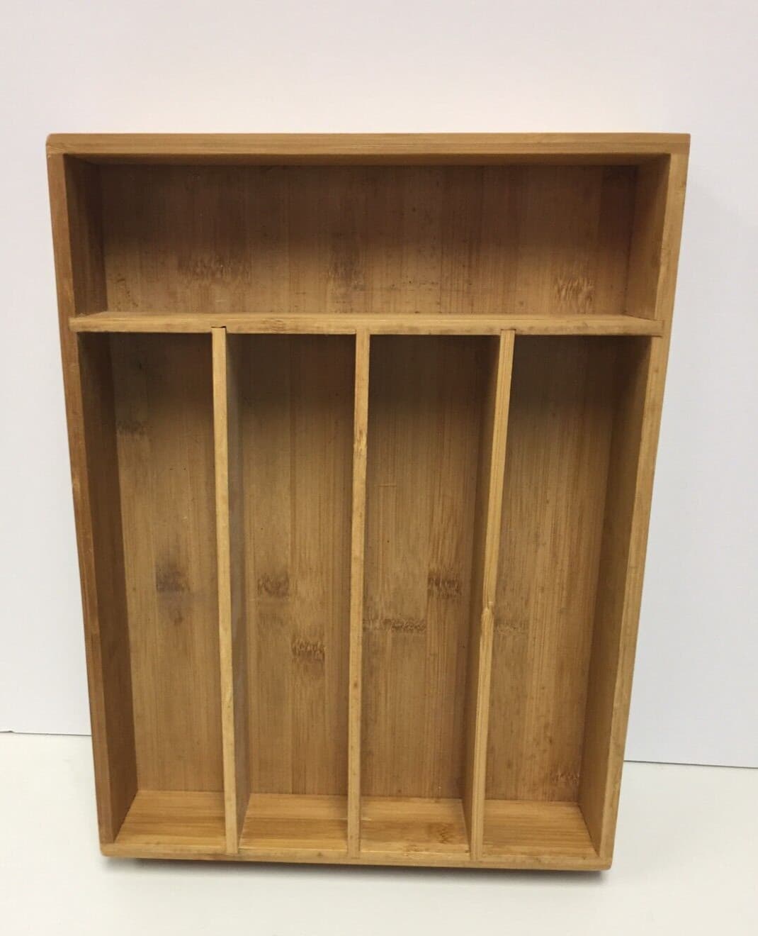 Bamboo Silverware Drawer Organizer Kitchen (14)