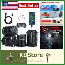 Ultra-bright Collapsible Camping Lanterns: 100 Lumens,